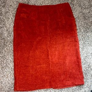 Corduroy skirt